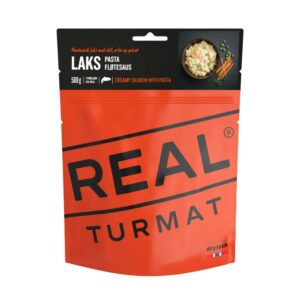 Real Turmat Cremet laks med pasta Frysetørret mad